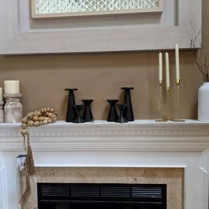 Crate and Barrel candle holders